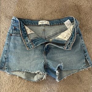 Abercrombie & Fitch Light Blue Jean Shorts